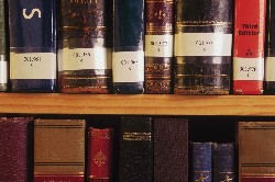 photo of books on a bookshelf