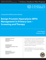 BPH Management in Primary Care – Screening and Therapy