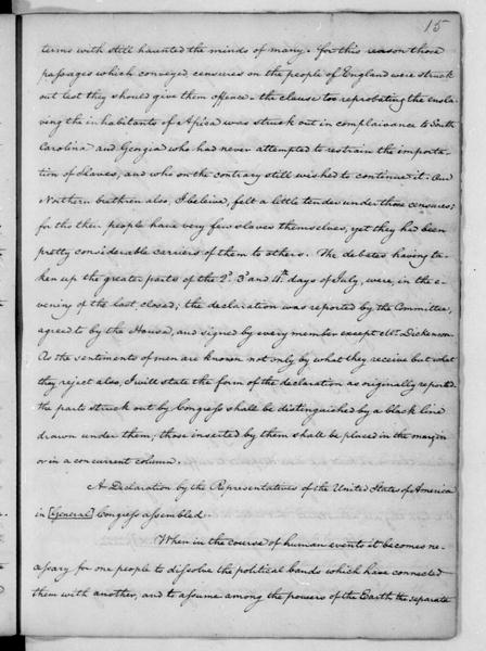 Image 742 of 1911, James Madison, June 7, 1776. John C. Payne's copy 