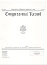 Congressional Record Cover