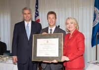FLETC Presents  “Honor Graduate of the Year” Award to U.S. Secret Service Special Agent