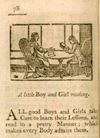 page from a children's book from 1787.