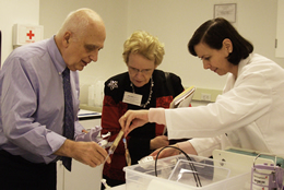 Dr. Pablo Rubinstein, Dr. Duke, and Dr. Ludy Dobrila.