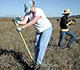 Volunteers working