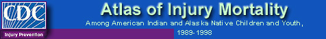 Atlas of Injury Mortality Among American Indian and Alaska Native Children and Youth, 1989-1998