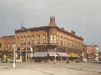 Street corner, Dillon, Montana