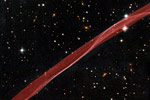 Photo: Supernova creates "ribbon" in space