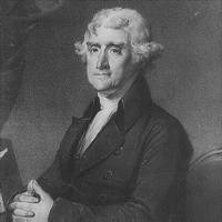 Thomas Jefferson, third president of the United States.