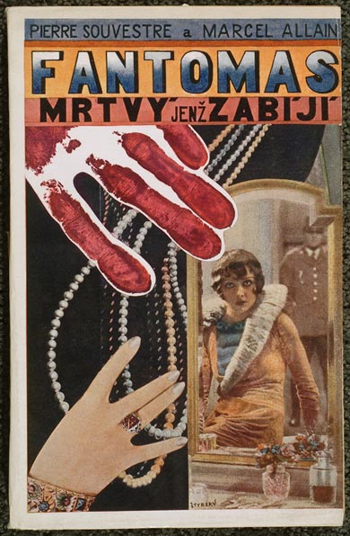 Image: Jind ich tyrsk, Cover for The Dead Man Who Kills Marcel Allain (French, 1885-1969) and Pierre Souvestre (French, 1874-1914), 1929, June and Bob Leibowits
