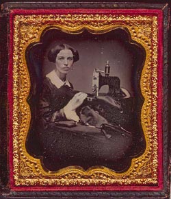 daguerrotype of seamstress