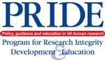 PRIDE - Program for Research Integrity Development & Education