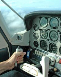 Image of a cockpit