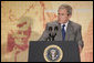 President George W. Bush addresses an audience at the Economic Club of Washington, D.C., Wednesday, Oct. 26, 2005. President Bush is the first President to address the Economic Club, which was formed in 1986. White House photo by Paul Morse