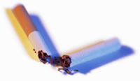 Image of a broken cigarette symbolizing quit smoking