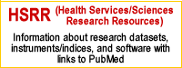 Health Services and Sciences Research Resources(HSRR) - graphic link