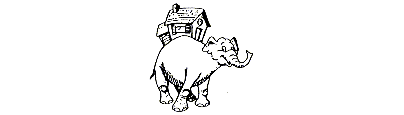 Sample trademark with image of an elephant.