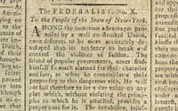 The Federalist. No. X 