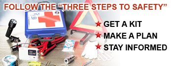 Plan & Prepare - 3 Steps To Safety
