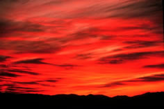 Photo: Bronze sunset reflecting in the Straits of Georgia