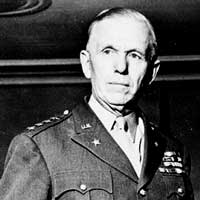 Photograph of George C. Marshall, 1943.