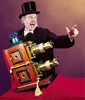 Image: Terry Borton, lead showman of The American Magic-Lantern Theater