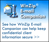 See WinZip E-Mail Companion In Action