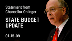 Budget Update from Chancellor Oblinger