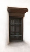 Adobe window, Santa Fe, New Mexico