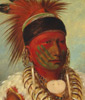 Image: George Catlin, The White Cloud, Head Chief of the Iowas, 1844/1845, Paul Mellon Collection, 1965.16.347