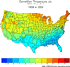 Example of US Climate Division Correlations output