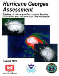 [graphic of cover of report-Hurricane Georges Assessment: Review of Hurricane Evacuation Studies Utilization and Information Dissemination]