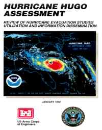 [graphic of cover of report-Hurricane Hugo Assessment: Review of Hurricane Evacuation Studies Utilization and Information Dissemination]