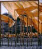 Image: Christo, The Gates, Project for Central Park, New York City, 1997, Gift of a Private Collector in honor of Dorothy and Herbert Vogel, © Christo 1997, 2001.2.2.b