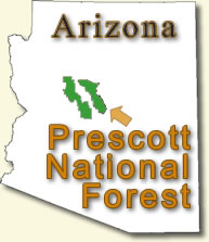 [MAP: Prescott National Forest Vicinity]