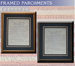 Framed Parchments Category