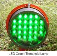 LED green threshold lamp