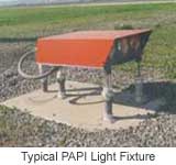 Typical PAPI Light Fixture