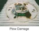 Plow damage
