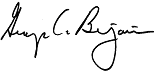 signature of Georges C. Benjamin, MD, FACP