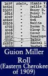 Guion Miller Roll (Eastern Cherokee of 1909) (ARC ID 300330)