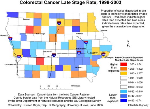 Map of Iowa