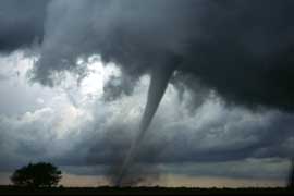 An F2 tornado near Anadarko, Oklahoma on May 3, 1999