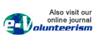 Also visit our online journal, e-Volunteerism