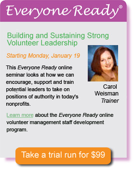 Everyone Ready  Volunteer management training at your fingertips