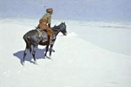 Image: Frederic Remington, The Scout: Friends or Foes? 1902-1905