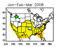 1 Month Lead US Precip Forecast