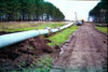 Natural Gas Pipeline with bolt on weights