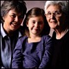 Photo of three generations of women