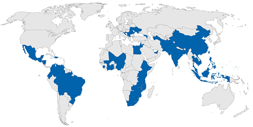 MIPH World Map
