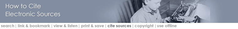 cite sources